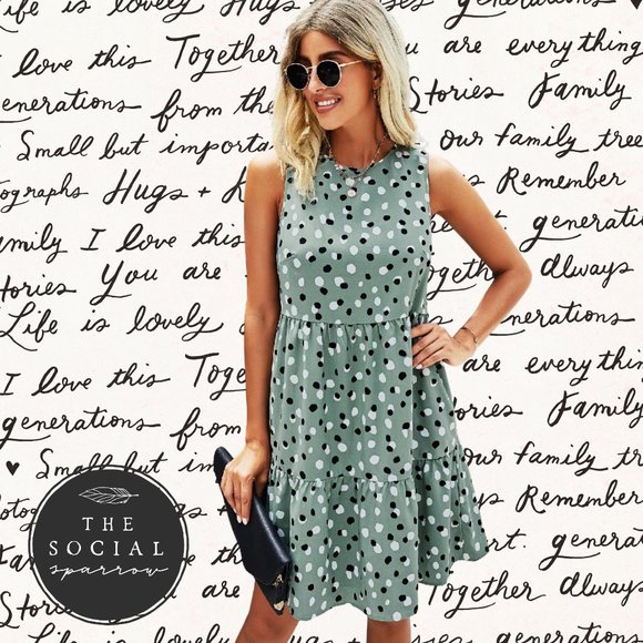 Multi-Color Dot Dress - Picture 1 of 2